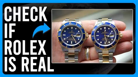 how can you tell if a rolex watch is real|is my rolex real.